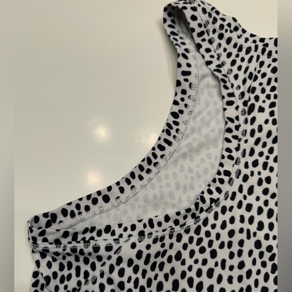 Altar'd State Black and White Dotted Tank Top - Picture 8 of 8